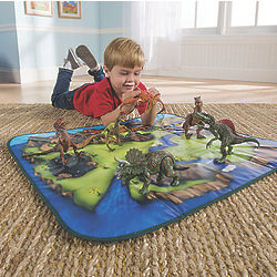 ZipBin Dinosaur Toy Box and Play Mat