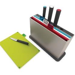 9-Piece Cutting Board and Knives Gift Set