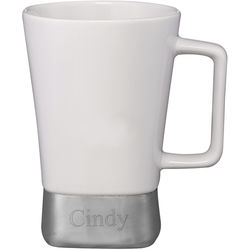 Personalized Ceramic Desk Mug in White