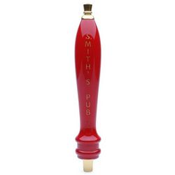 Personalized Red Hot Brewster Tap Handle