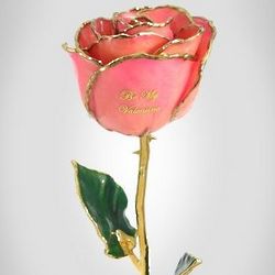 Be My Valentine 24K Gold Pink Rose
