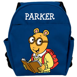 Arthur Love to Read Blue Toddler Backpack