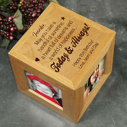Personalized Today and Always Birthday Photo Cube