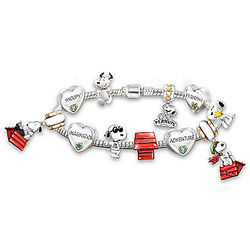 The Adventures of Snoopy Charm Bracelet