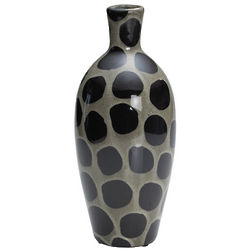 Giraffe Print Ceramic Vase