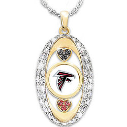 For the Love of the Game Atlanta Falcons Swarovski Pendant