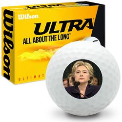 Hillary Clinton Email Talk Ultra Ultimate Distance Golf Balls