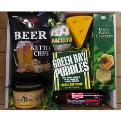 Green Bay Packers Game Snacks Gift Box