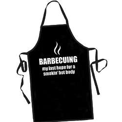 Barbecuing - My Last Hope Apron