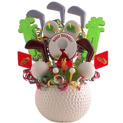 Fore! The Links Birthday Lollipop Bouquet