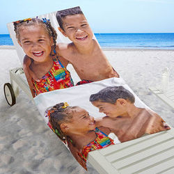 Photo Collage Personalized Beach Towel