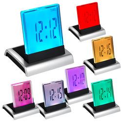 Charming 7-Color LED Alarm Clock