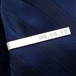 Personalized Tie Bar with Special Date