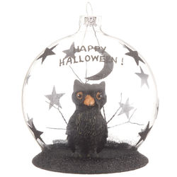 Personalized Midnight Owl Halloween Ornament
