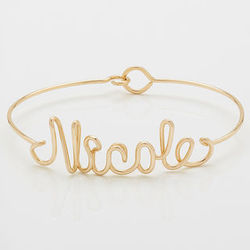 Wire Name Personalized Bracelet