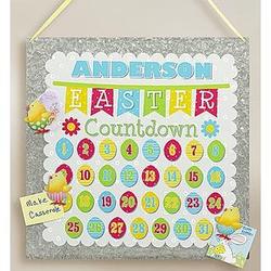 Personalized Easter Countdown Board & Magnets