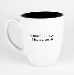 White Personalized Coffee Mug