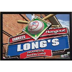 New York Yankees MLB Baseball Personalized Pub Sign Print