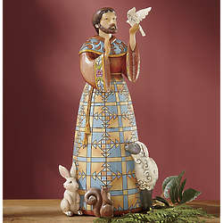St. Francis Instrument of Peace Figurine