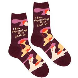 I Have Vague Feelings Vintage-Style Art Socks