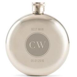 Polished Round Stainless Flask