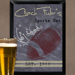Personalized Football Tavern Sign