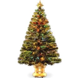 Fiber Optic Radiance Firework Christmas Tree with Top Star