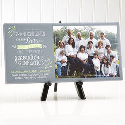 Our Grandchildren Personalized Mini Photo Canvas Print