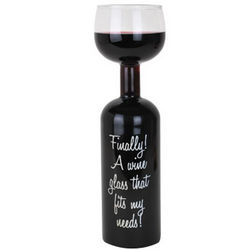 Wine Bottle Glass