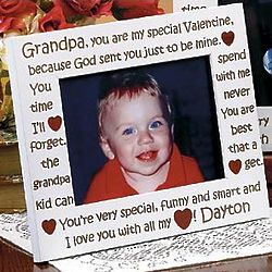 Personalized Grandpa Valentine Frame