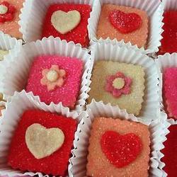 Red Gingham Valentine Sugar Cookie Crisps