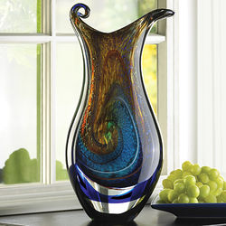 Galaxy Art Glass Vase