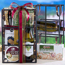 Edenbrook Chardonnay Wine Rack Gift Basket