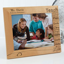 Personalized Teacher Picture Frame
