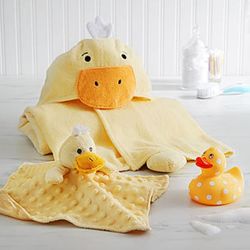 Elegant Baby Ducky Bathtime Gift Set