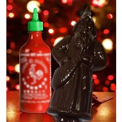 Dark Chocolate and Sriracha Santa Claus