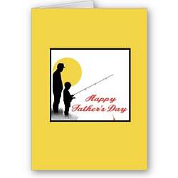 Fishing Happy Father's Day Card