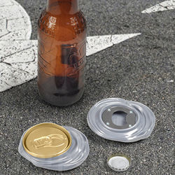 Crushed Can Bottle Opener