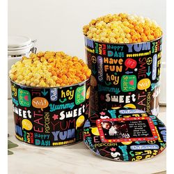 Fun with Snacks Popcorn Tins