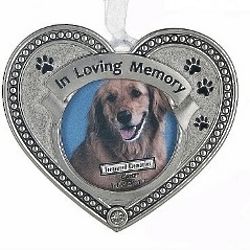 In Loving Memory Pet Loss Photo Ornament