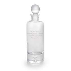 Personalized Frosted Glass Liquor Decanter