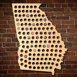 Giant XL Georgia Beer Cap Map