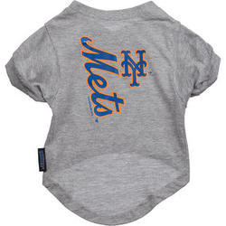 New York Mets Pet T-Shirt in Gray