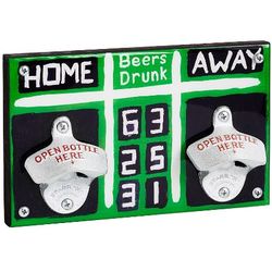Scoreboard Double Wall Mounted Bottle Opener