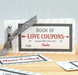 Personalized Love Coupon Book For Him