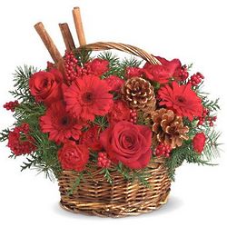 Berries and Spice Floral Basket