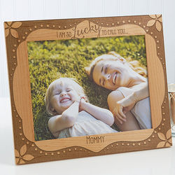 Lucky To Call You Personalized Frame