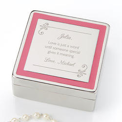 Personalized Romantic Jewelry Box