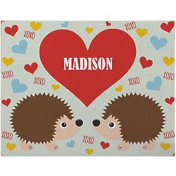 Personalized Hedgehogs Love Puzzle