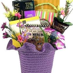Snacks and Book Gift Basket for Sisters